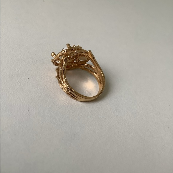 NEW vintage cocktail ring Opal Twig Branch - Picture 4 of 8